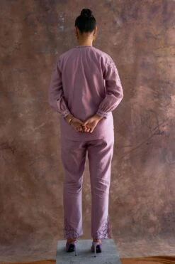 Sakshi Khetterpal Tulip Tinted Chanderi Shirt-pant Co-ord Set -Inca Sales Store 6124sk23 5