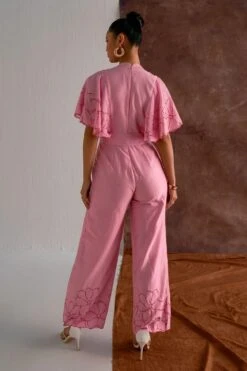 Sakshi Khetterpal Serene Lilac Chanderi Jumpsuit -Inca Sales Store 6124sk52 4