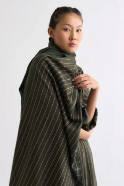 Three Olive Checkered Co-ord Set & An Applique Scarf -Inca Sales Store 612thw26 3