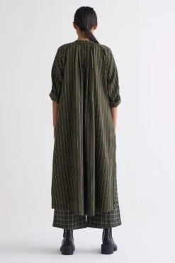 Three Olive Checkered Co-ord Set & An Applique Scarf -Inca Sales Store 612thw26 5