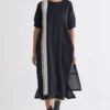 Three Black Double Layer Dress -Inca Sales Store 612thw29 1