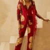 Bhumika Sharma Red Dahlia Print Pant Suit -Inca Sales Store 61bs15 1