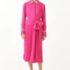 Studio RIGU Pink Hand Dyed Shirt Dress -Inca Sales Store 61srv20 1