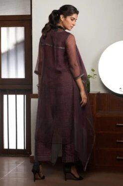 Bodhi Tree Wine Double Layered Jacket Set -Inca Sales Store 62bt8 4