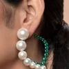 Isharya Zeenat Pearl Quartz Harp Earrings 2 Isharya Zeenat Pearl Quartz Harp Earrings -Inca Sales Store 62iq30 1