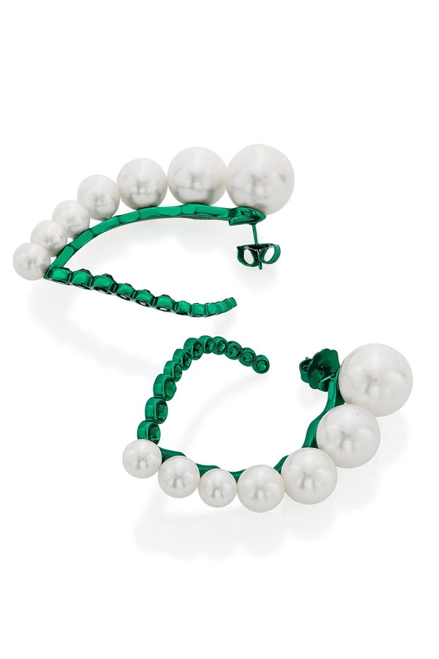 Isharya Zeenat Pearl Quartz Harp Earrings 5 Isharya Zeenat Pearl Quartz Harp Earrings - Image 3