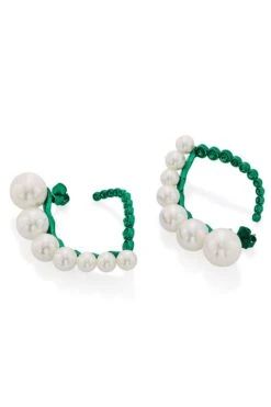 Isharya Zeenat Pearl Quartz Harp Earrings 9 Isharya Zeenat Pearl Quartz Harp Earrings -Inca Sales Store 62iq30 4