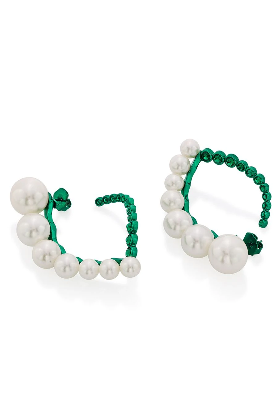 Isharya Zeenat Pearl Quartz Harp Earrings 6 Isharya Zeenat Pearl Quartz Harp Earrings - Image 4