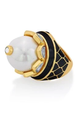 Isharya Amina Pearl Dome Ring -Inca Sales Store 62iq67 3