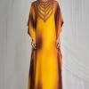 Mala And Kinnary Yellow Embellished Kaftan -Inca Sales Store 6323mka27 1