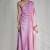 Mala And Kinnary Pink Draped Gown -Inca Sales Store 6323mka31 1