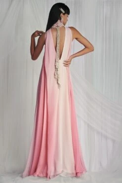 Mala And Kinnary Pink Ombre Shaded Gown -Inca Sales Store 6323mka38 4