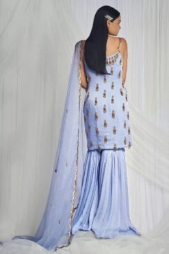 Mala And Kinnary Purple Embellished Sharara Set -Inca Sales Store 6323mka42 2