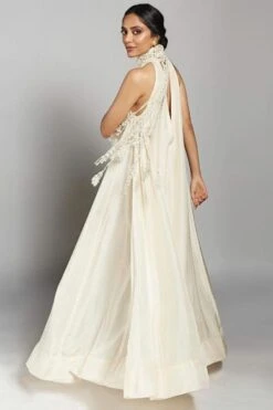 Mala And Kinnary Ivory Hand Beaded Gown -Inca Sales Store 6323mka53 5