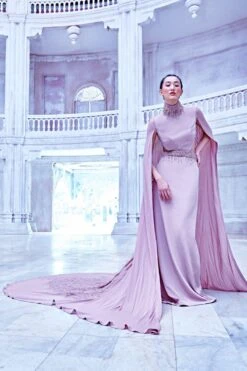 Mala And Kinnary Stately Hand Embellished Gown