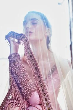 Mala And Kinnary Rose Pink Pearl Anarkali 5 Mala And Kinnary Rose Pink Pearl Anarkali -Inca Sales Store 6323mka69 2