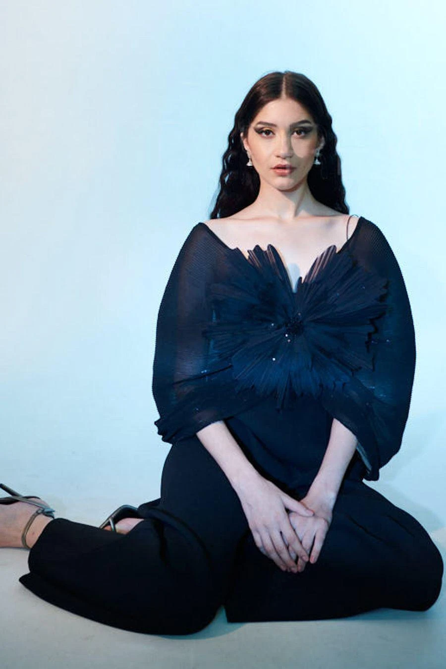 Anjali Kanwar Black Hand Embellished Jumpsuit 4 Anjali Kanwar Black Hand Embellished Jumpsuit - Image 2