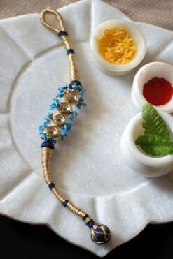 Heer- House Of Jewellery Turquoise Polki Rakhi Bracelet