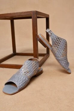 Inochhi Metallic Grey Wedges -Inca Sales Store 6723inc2 3