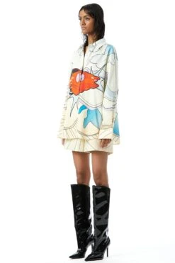 Kanika Goyal Label Multicoloured Vintage Car Co-ord Set -Inca Sales Store 6723kglr3 2