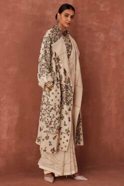 Sunira Designs Ivory Dhaaga Hand Embellished Overlay -Inca Sales Store 6923sa16 2