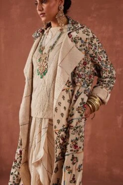 Sunira Designs Ivory Dhaaga Hand Embellished Overlay -Inca Sales Store 6923sa16 3