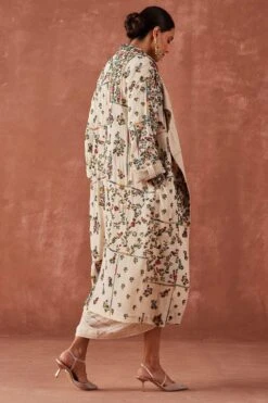 Sunira Designs Ivory Dhaaga Hand Embellished Overlay -Inca Sales Store 6923sa16 4