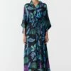 Studio RIGU Black Jungle Printed Kaftan -Inca Sales Store 6923sr17 1