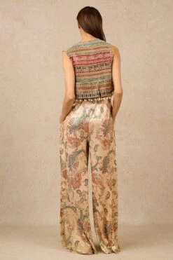 Tarun Tahiliani Multi-Hued Floral Digital Print Jumpsuit Set -Inca Sales Store 71223tt21 3