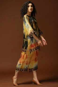 CAPISVIRLEO Multi-coloured Tie & Dye Kurta Set 8 CAPISVIRLEO Multi-coloured Tie & Dye Kurta Set -Inca Sales Store 71cap18 2