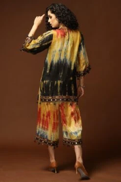 CAPISVIRLEO Multi-coloured Tie & Dye Kurta Set 11 CAPISVIRLEO Multi-coloured Tie & Dye Kurta Set -Inca Sales Store 71cap18 5