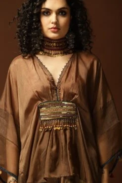 CAPISVIRLEO Brown Tie & Dye Lehenga Set -Inca Sales Store 71cap24 4