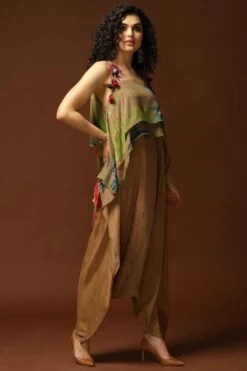 CAPISVIRLEO Tie & Dye Jumpsuit With Dori Tie Up -Inca Sales Store 71cap27 3