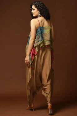 CAPISVIRLEO Tie & Dye Jumpsuit With Dori Tie Up -Inca Sales Store 71cap27 4
