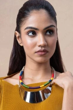 En Inde Multicoloured Klimt Necklace