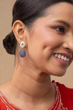 Zayn By Sunena Amethyst Mother Of Pearl Earrings -Inca Sales Store 7823zs6 2