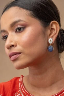 Zayn By Sunena Amethyst Mother Of Pearl Earrings -Inca Sales Store 7823zs6 3