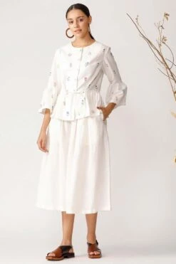 Payal Pratap Embroidered Peplum Jacket