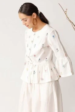 Payal Pratap Embroidered Peplum Jacket -Inca Sales Store 7ss 21 3