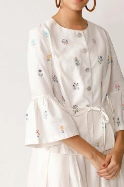 Payal Pratap Embroidered Peplum Jacket -Inca Sales Store 7ss 21 4