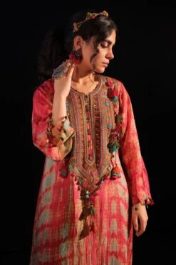 CAPISVIRLEO Fuchsia Embellished A-line Dress 7 CAPISVIRLEO Fuchsia Embellished A-line Dress -Inca Sales Store 81123co5 3