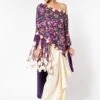 Anamika Khanna Purple Embellished Cape Set -Inca Sales Store 811ak2 1