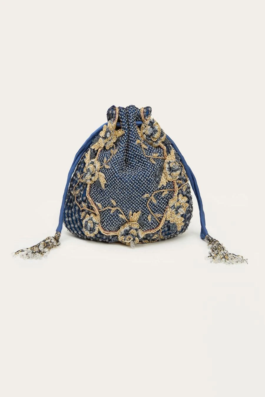 Doux Amour Navy Blue Gloria Potli 3 Doux Amour Navy Blue Gloria Potli