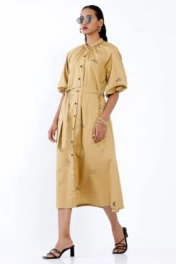 SNOB Printed Cotton Midi Dress -Inca Sales Store 811snobw6 3