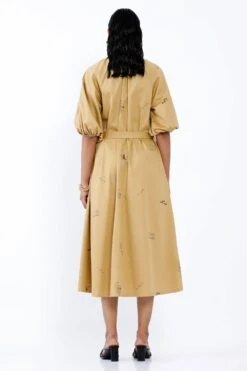 SNOB Printed Cotton Midi Dress -Inca Sales Store 811snobw6 6