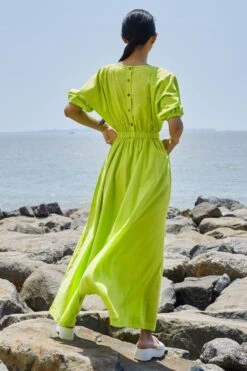 Mati Neon Green Sphara Jumpsuit -Inca Sales Store 8523mk77 4