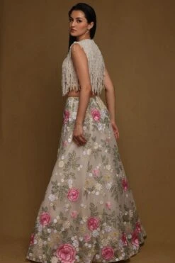 Shriya Som Pearl Fringe Blouse -Inca Sales Store 8523sse23 3