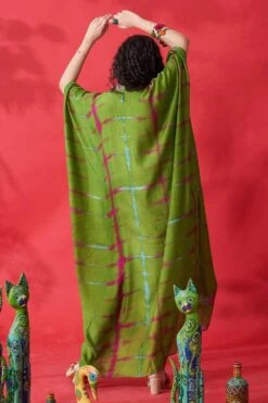 CAPISVIRLEO Green Kaftan Dress -Inca Sales Store 88cap18 5