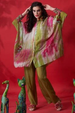 CAPISVIRLEO Green Tie Dye Co-ord Set 8 CAPISVIRLEO Green Tie Dye Co-ord Set -Inca Sales Store 88cap2 2