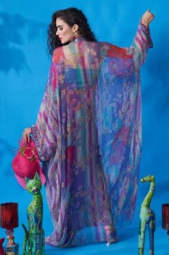 CAPISVIRLEO Purple Chiffon Cover Up -Inca Sales Store 88cap8 5